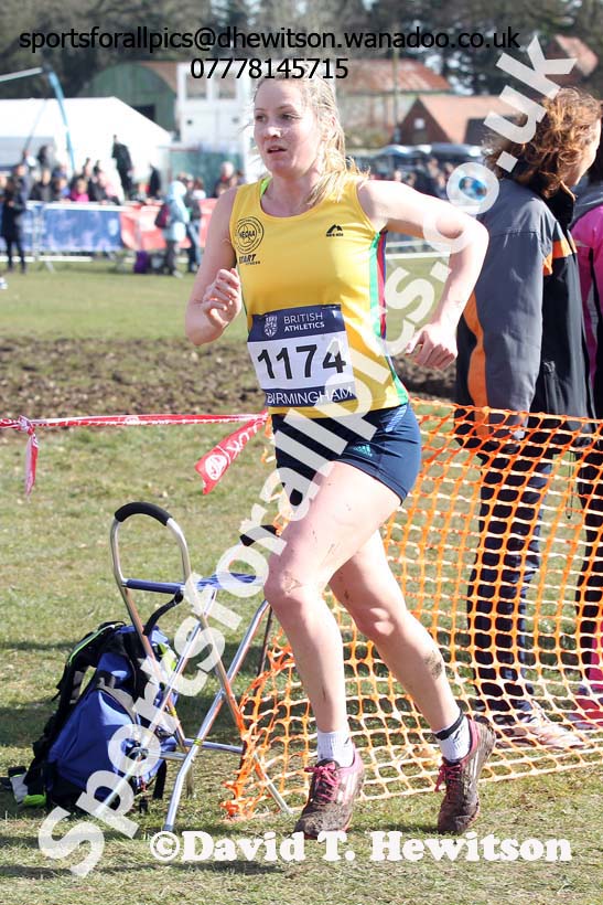 Senior Womens Inter Counties Cross Country,  Cofton Park, Birmingham. Photo: David T. Hewitson/Sports for All Pics